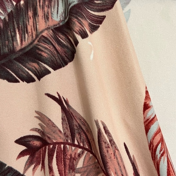 BluHeaven Monstera Plant Wrap Dress Size L - Picture 7 of 10